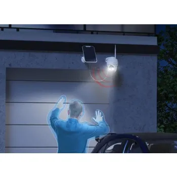 Kamera IP Reolink Argus Series B430 z panelem solarnym (biała)