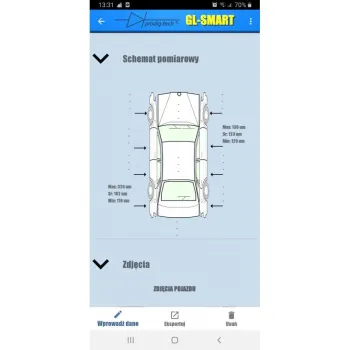 MIERNIK GRUBOŚCI LAKIERU GL-SMART-XL