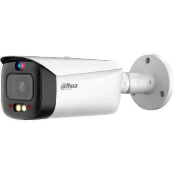 Zestaw monitoringu IP Dahua TIOC 5mpx 2K 2 kamery IPC-HFW3849T1-AS-PV-0280B-S5 rejestrator z dyskiem do pracy ciągłej
