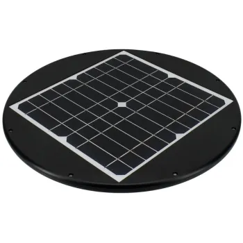 SOLARNA OPRAWA PARKOWA LED SOLUM 20W 2200LM 3000-4000K IP65 CZARNA
