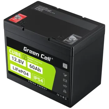 AKUMULATOR LITOWO-ŻELAZOWO-FOSFORANOWY LiFePO4 Green Cell Cube 12.8V 60Ah LFPGC12V60AH