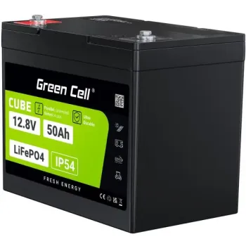 AKUMULATOR LITOWO-ŻELAZOWO-FOSFORANOWY LiFePO4 Green Cell Cube 12.8V 50Ah LFPGC12V50AH