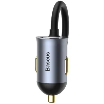 ŁADOWARKA SAMOCHODOWA NA PRZEWODZIE Baseus Share Together 120W 3A 3x USB-A 1x USB-C PD 20W QC 3.0