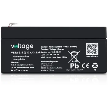 Akumulator AGM Voltage 12V 3,5Ah VE12-3.5