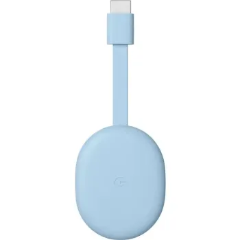 Odtwarzacz multimedialny Google Chromecast 4K z Google TV Niebieski