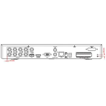 REJESTRATOR 5W1 HIKVISION iDS-7208HQHI-M1/XT(STD)/4A+8/4ALM