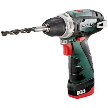 Wiertarko-wkrętarka akumulatorowa Metabo PowerMaxx BS Basic 12V 2x2Ah Ładowarka Walizka