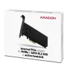 Adapter Axagon PCEM2-DC PCI-E x4 na M.2 NVMe z chłodzeniem