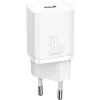 ŁADOWARKA SIECIOWA Baseus Super Si Quick Charger 1C CSUP-J02 30W 1x USB-C PD 3.0 QC 3.0 BIAŁA