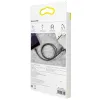 KABEL USB-A / Lightning iPhone Baseus Cafule CALKLF-BV1 100cm Apple 2.4A CZARNO-ZŁOTY W OPLOCIE