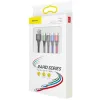 KABEL 4w1 USB-A / Lighting iPhone 2x USB-C micro-USB Baseus Cafule CA1T4-B01 1.2m 3.5A W OPLOCIE
