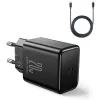 Ładowarka sieciowa Joyroom JR-TCF06 20W PD 3.0 QC 3.0 1x USB-C czarna + kabel