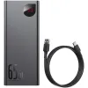 Powerbank Baseus Adaman Digital Display PPIMDA-D01 20000mAh 65W PD QC 3.0 2x USB-A 1x USB-C + KABEL