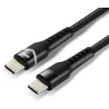 KABEL USB-C / USB-C RGB LED everActive CBB-1PDR 100cm 3A