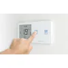 Przewodowy regulator pokojowy z włącznikiem rolet biały WZR-02ML Tech Sterowniki