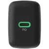 ŁADOWARKA SIECIOWA Greencell PowerSource Solo30 30W 1xUSB-C PD 3.0 QC 4.0+ czarna