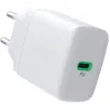 ŁADOWARKA SIECIOWA Greencell PowerSource Solo30 30W 1xUSB-C PD 3.0 QC 4.0+ biała