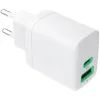 ŁADOWARKA SIECIOWA Greencell PowerSource Duo30 30W 1xUSB-C 1xUSB-A PD 3.0 QC 4.0+ biała