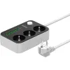 LISTWA ZASILAJĄCA Z WYŁĄCZNIKIEM Energizer 3x SCHUKO 6x USB-A 2500W 10A KABEL 2M