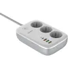 LISTWA ZASILAJĄCA SMART Energizer Z Wi-Fi I APP 3x SCHUKO 3x USB-A 1x USB-C 2500W 10A KABEL 2M