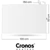 Panel grzewczy IR CRONOS Synthelith PRO CRP-600TWP TUYA white
