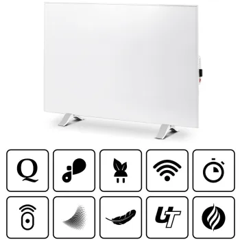 Panel grzewczy IR CRONOS Synthelith PRO CRP-1200TWP White