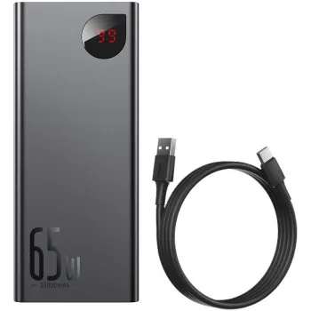 Powerbank Baseus Adaman Digital Display PPIMDA-D01 20000mAh 65W PD QC 3.0 2x USB-A 1x USB-C + KABEL