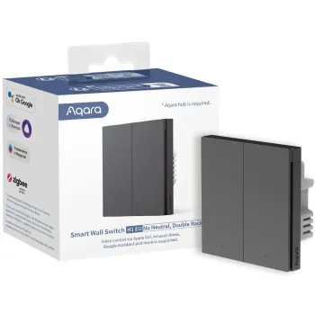 Aqara Smart Wall Switch H1 Szary podwójny bez neutrala