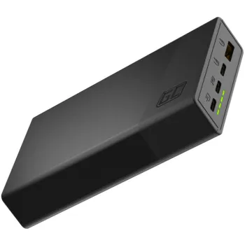 POWERBANK Green Cell PowerPlay20S 20000mAh PD 22,5W QC 3.0 3x USB-C CZARNY