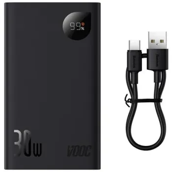 Powerbank Baseus Adaman2 PPAD050101 20000mAh 30W PD QC 3.0 Super VOOC 2x USB-A 1x USB-C