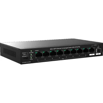 SWITCH POE TENDA TEG1110PF-8-120W