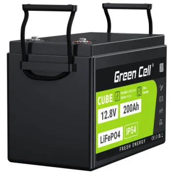 AKUMULATOR LITOWO-ŻELAZOWO-FOSFORANOWY LiFePO4 Green Cell Cube 12.8V 200Ah LFPGC12V200AH