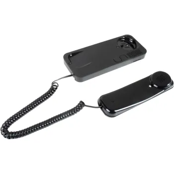 DOMOFON CYFRAL COSMO 1-LOKATORSKI KASETA CZARNA/UNIFON CZARNY