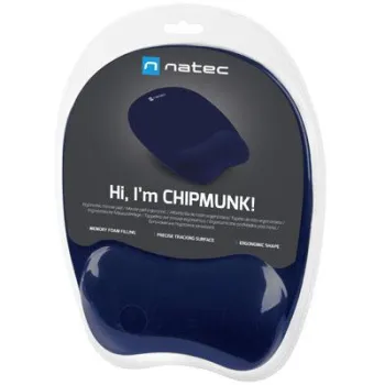 Podkładka pod mysz Natec Chipmunk 230x200mm granatowy