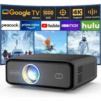 Projektor Zenwire E510H FULL HD 4K 500 Ansi Android 11 WiFi Autofocus