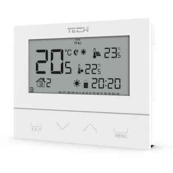 Przewodowy dwustanowy regulator pokojowy biały ST-292v3 Tech sterowniki