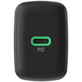 ŁADOWARKA SIECIOWA Greencell PowerSource Solo30 30W 1xUSB-C PD 3.0 QC 4.0+ czarna