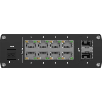 Teltonika TSW200 switch przemysłowy 8xGE 2xSFP PoE (TSW2000000B0) DIN