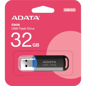 Adata Pendrive C906 32GB USB2.0 czarne