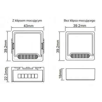 Moduł OXT mini sterownik scen 12 akcji 230V ZigBee TUYA T254