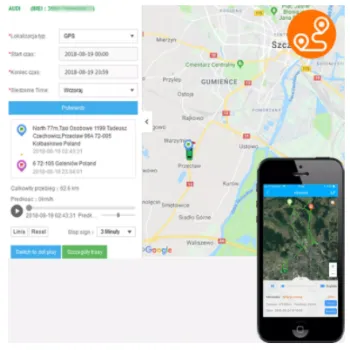 Lokalizator GPS Alarm samochodowy GSM ORLLO CAR-TRACK-PRO