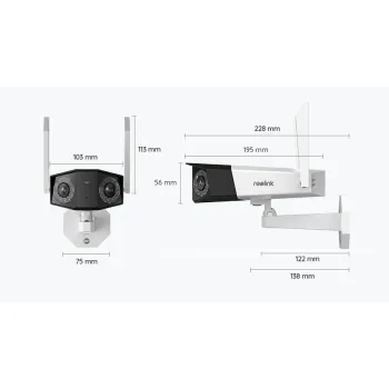 Kamera IP Reolink DUO WiFi z podwójnym obiektywem 4MP