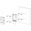 Zestaw wideodomofonowy jednorodzinny hybrydowy 2-wire KTX01(S)