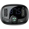 TRANSMITER FM ŁADOWARKA SAMOCHODOWA Baseus Enjoy S-09A 3.4A 2x USB-A microSD BT 4.2