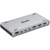 Przełącznik KVM Unitek USB-C 10Gbps z HDMI i transferem plików między systemami