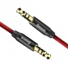 Kabel audio Baseus Yiven | Pozłacany kabel Audio AUX Mini Jack 3.5mm - Mini Jack 3.5mm 100cm