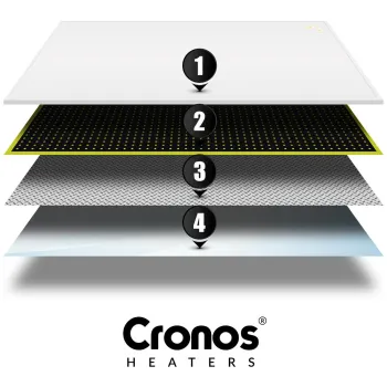 Panel grzewczy IR CRONOS Synthelith PRO CRP-980TWP White
