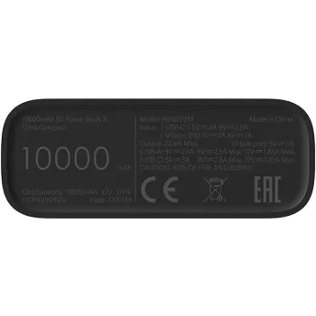 Powerbank Xiaomi Mi Power Bank 3 10000mAh Ultra Compact