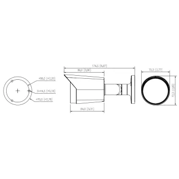 KAMERA IP EZ-IP EZI-B140-F2 Opakowanie zbiorcze 4szt.