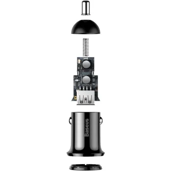ŁADOWARKA SAMOCHODOWA Baseus Grain Pro CCALLP-01 24W 4.8A 2x USB-A